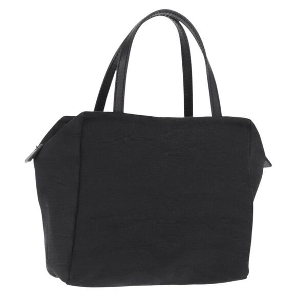 FENDI Hand Bag Black Silver Auth am10210V